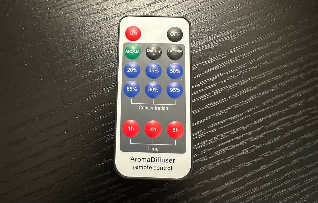 aroma360 diffuser remote