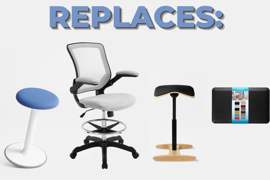 LeanRite Elite - Ergonomic Standing Chair Designed for Preventing Back Pain