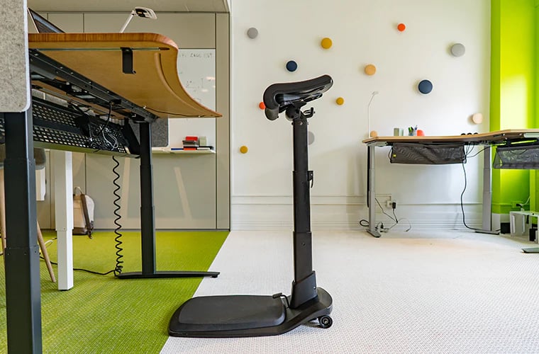 our pick for the best standing desk chair – the leanrite!