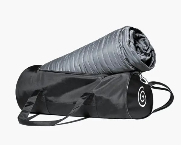 the gravity travel blanket: if you must travel with a weighted blanket