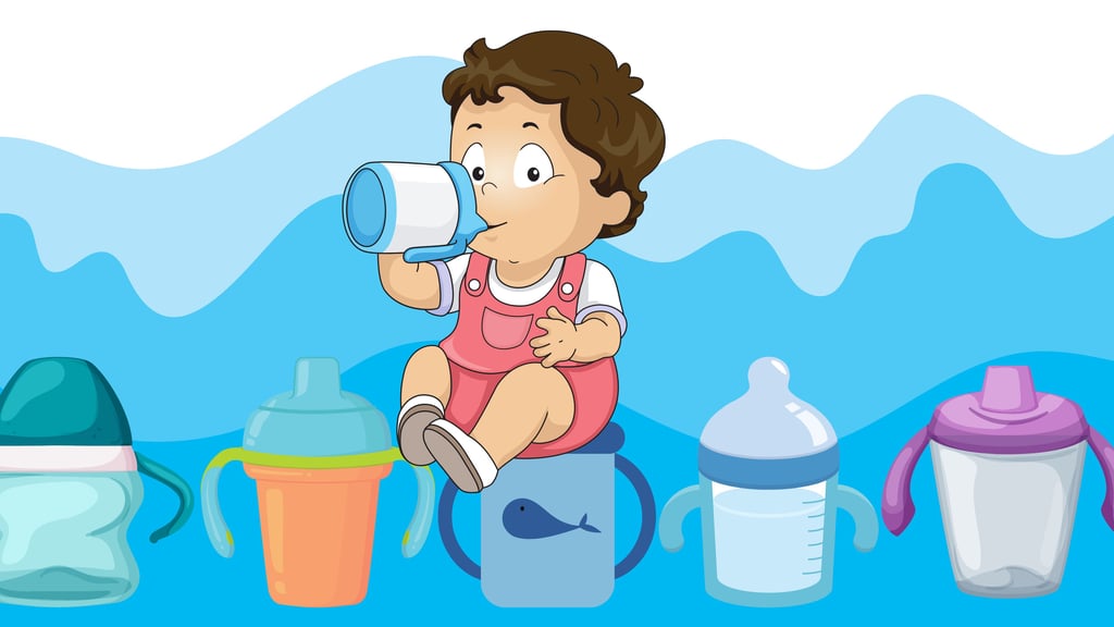 our kids used “sippy cups” or far too long!