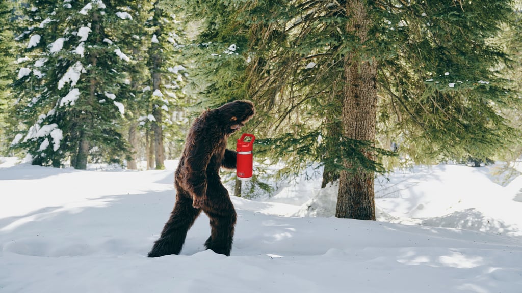 yeti drinking a yeti