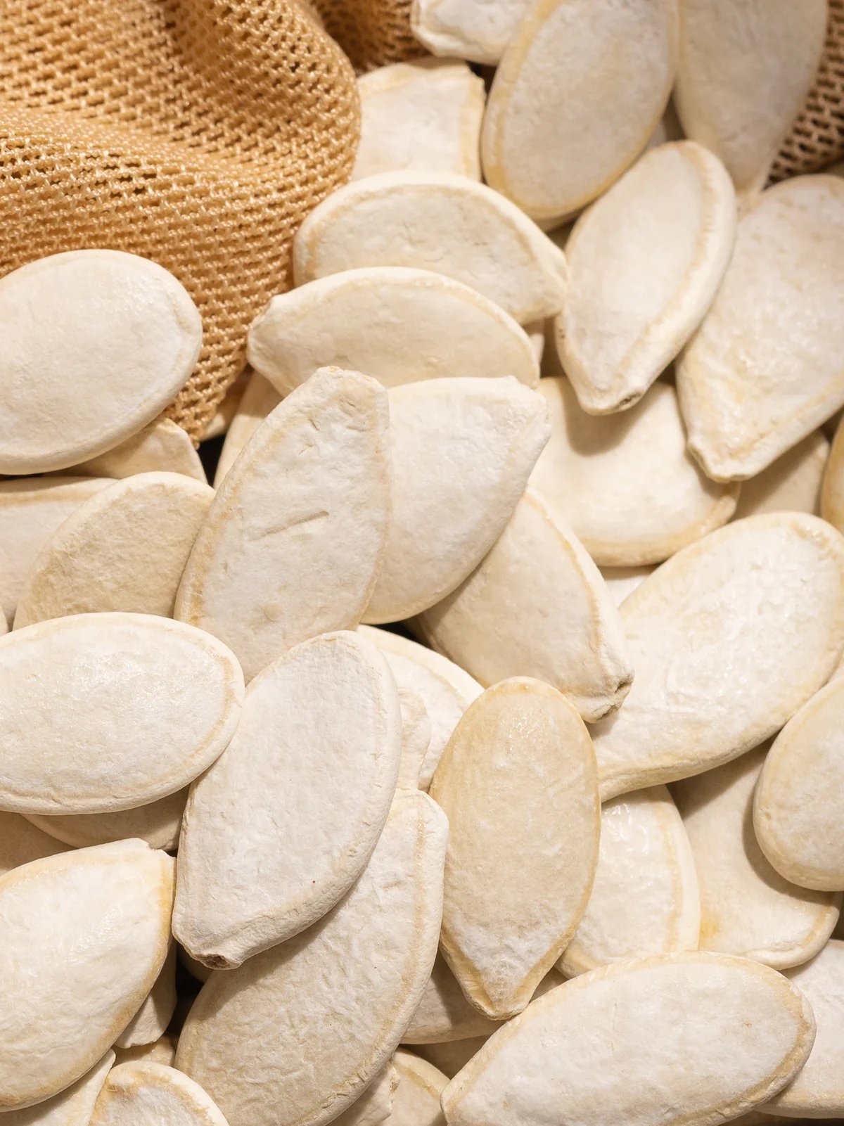 white pumpkin seeds