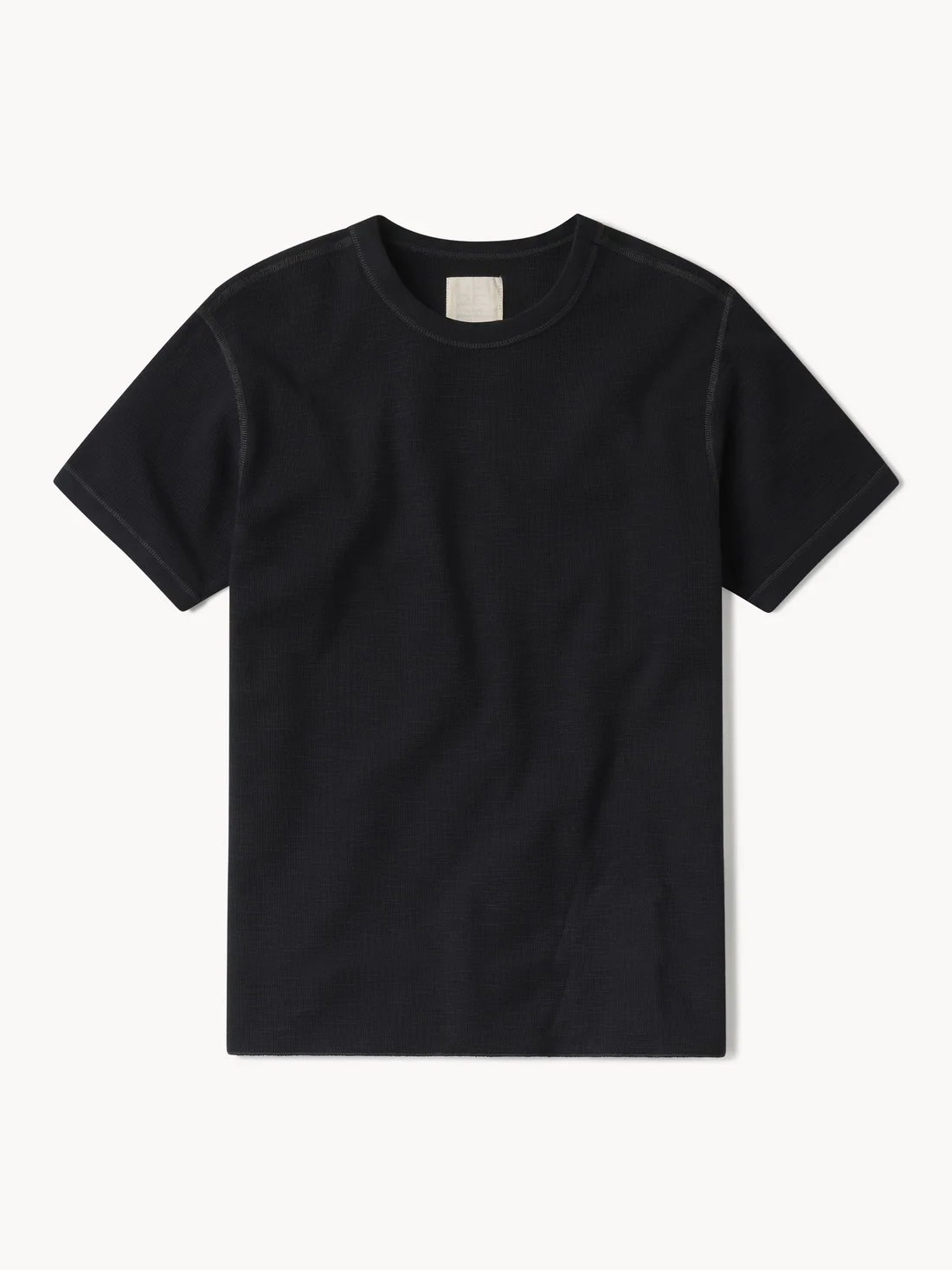 Slub Waffle Banded Tee