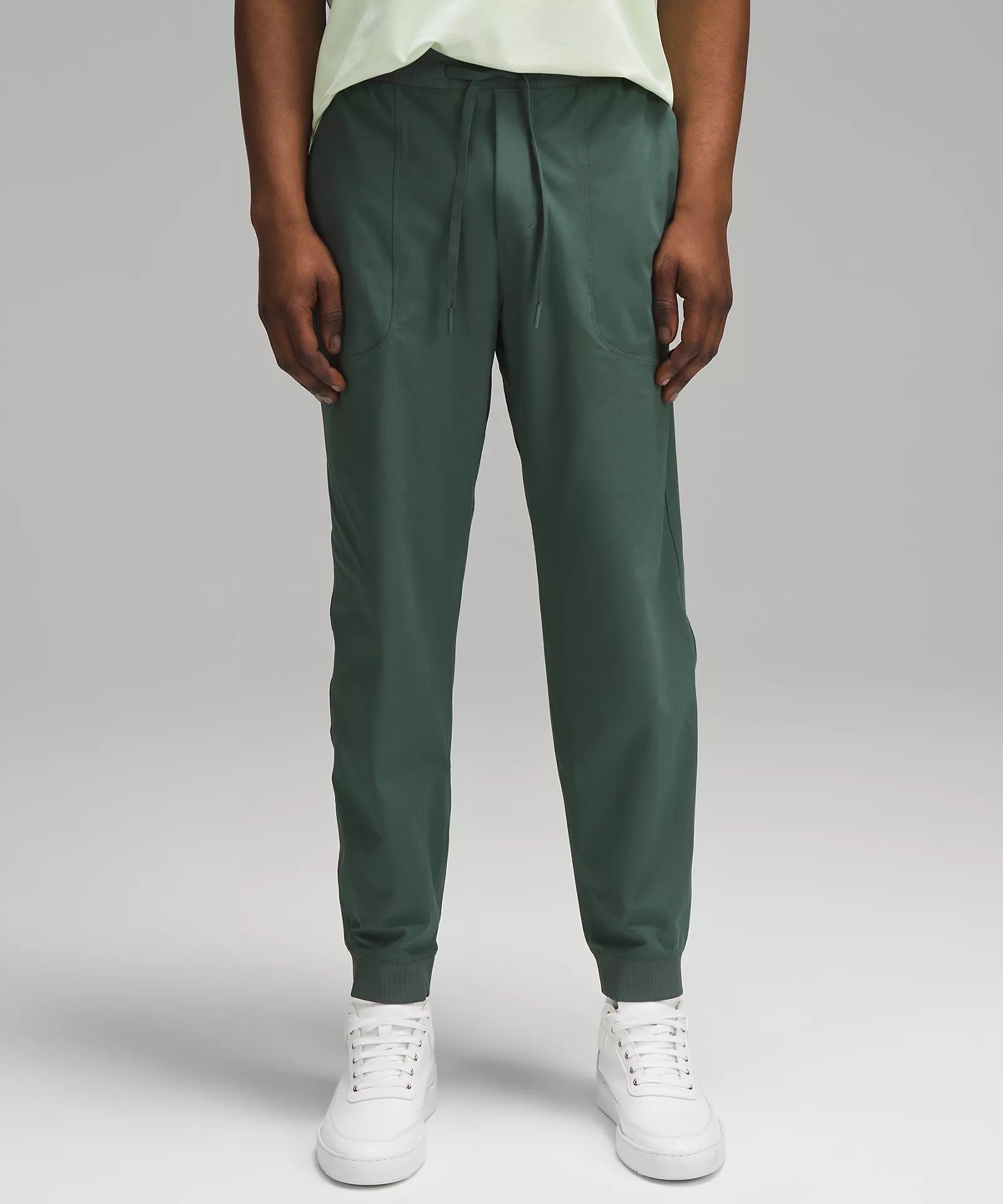 fabletics v lululemon men's joggers & pants - Takeover Pant vs ABC