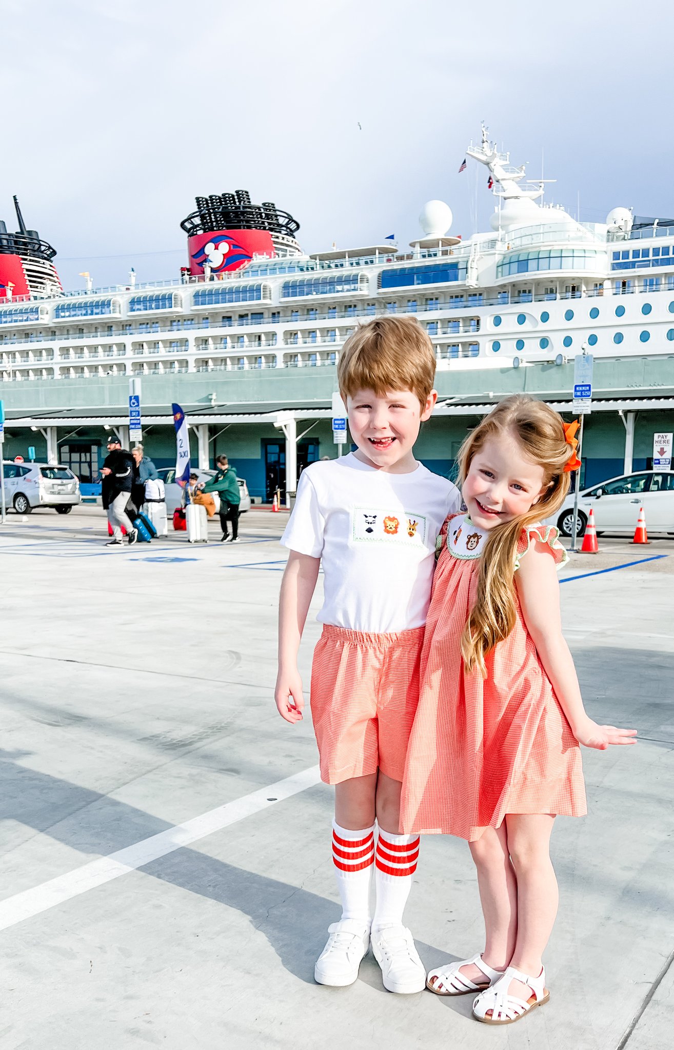 just getting off the disney wonder and headed to legoland