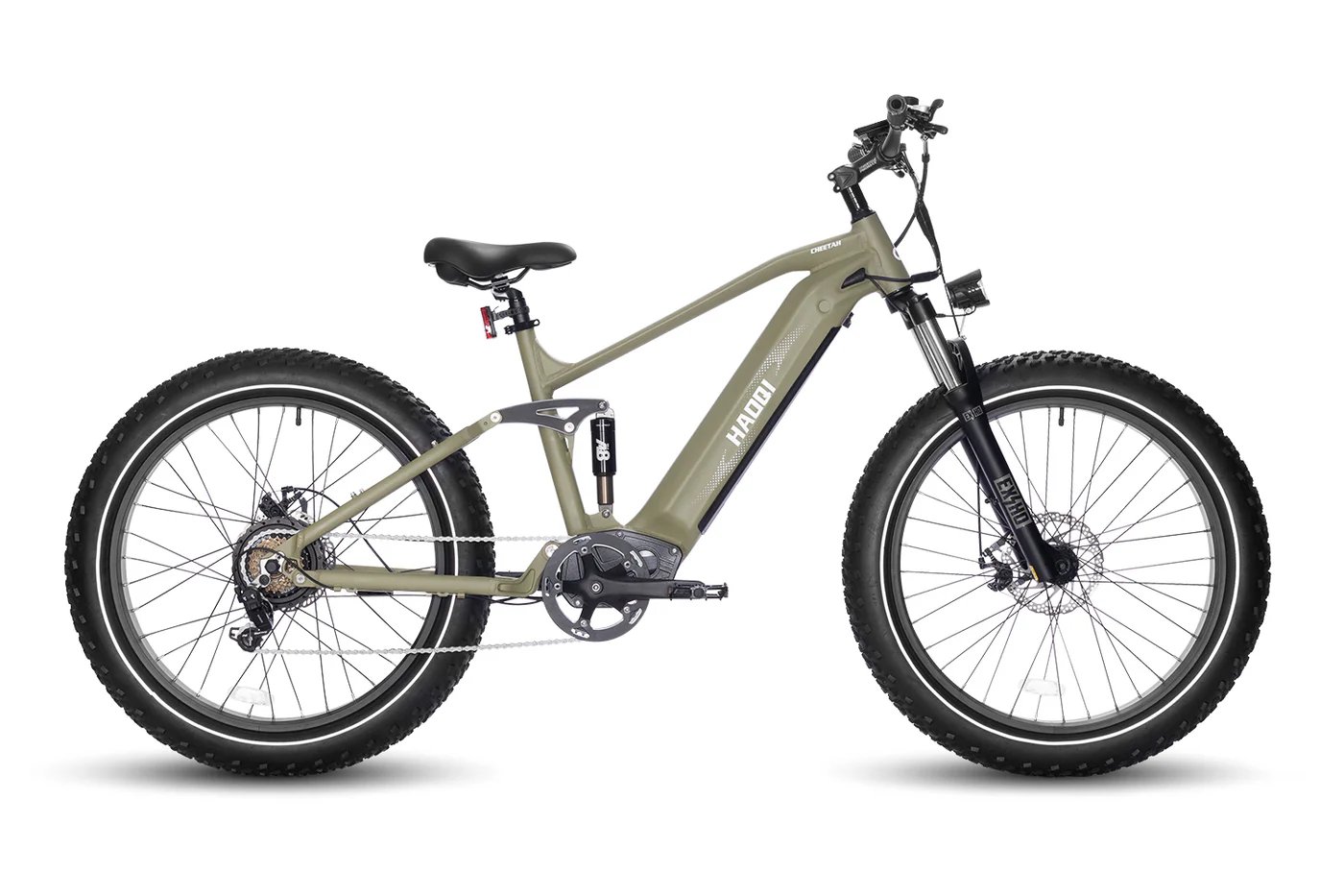 Cheetah Dual Battery Full Suspension Ebike - HAOQI EBIKE