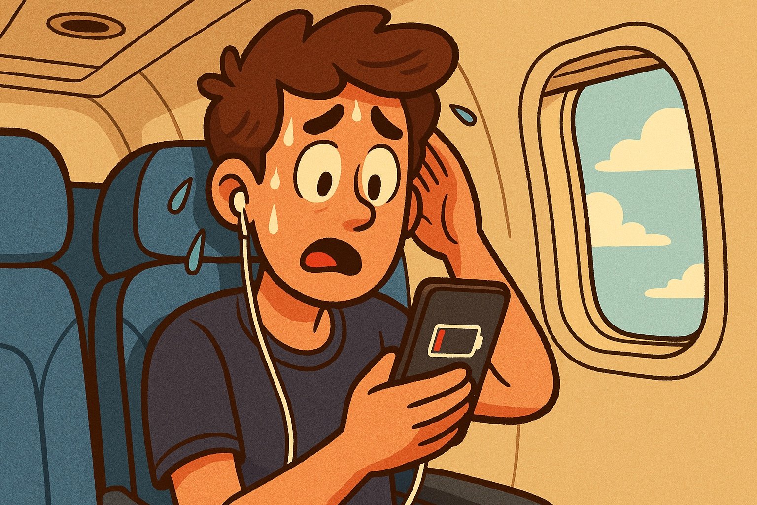 plane running out of power
