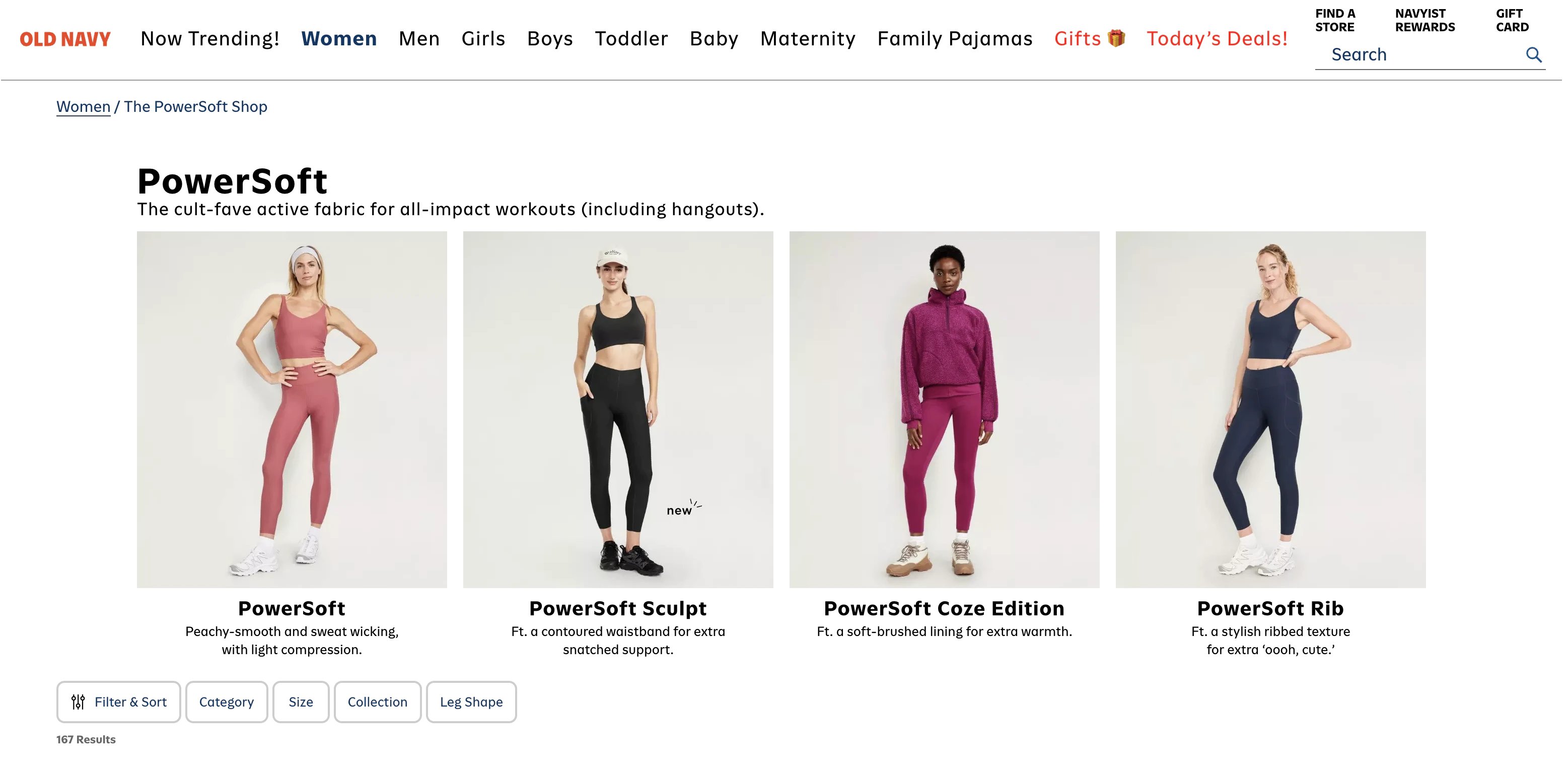 old navy lululemon alternative
