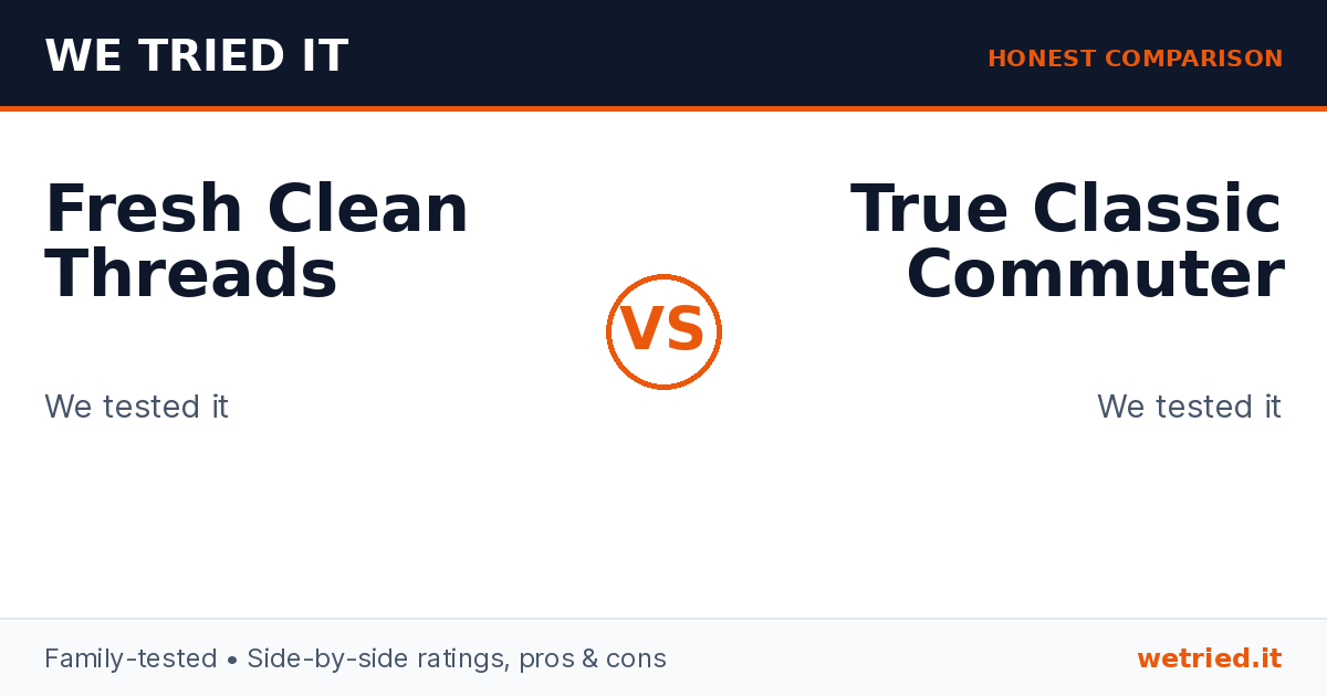 Fresh Clean Threads vs True Classic Commuter: Which Is Better? (2026 ...
