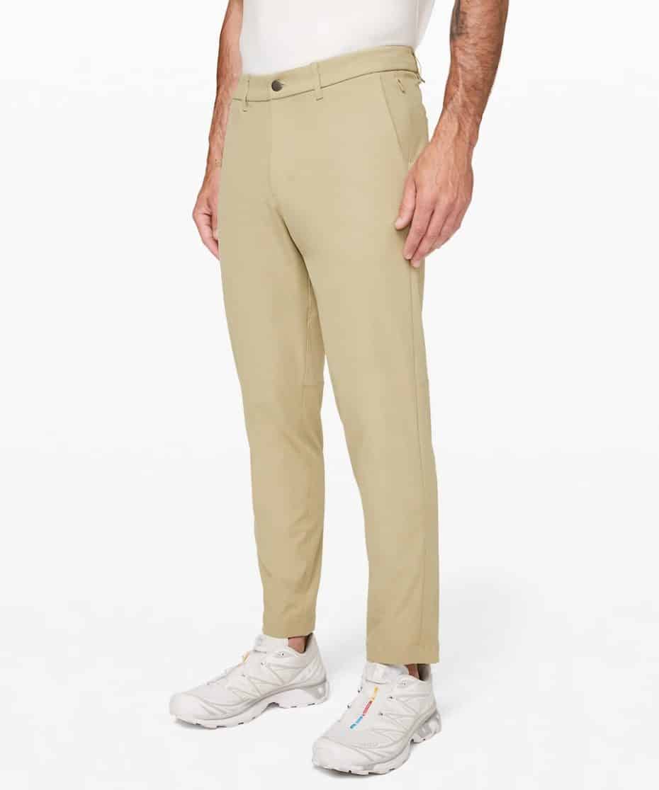 Lululemon Men's Pants Trousers Snap Button Ankle Zipper Size 34 READ | eBay