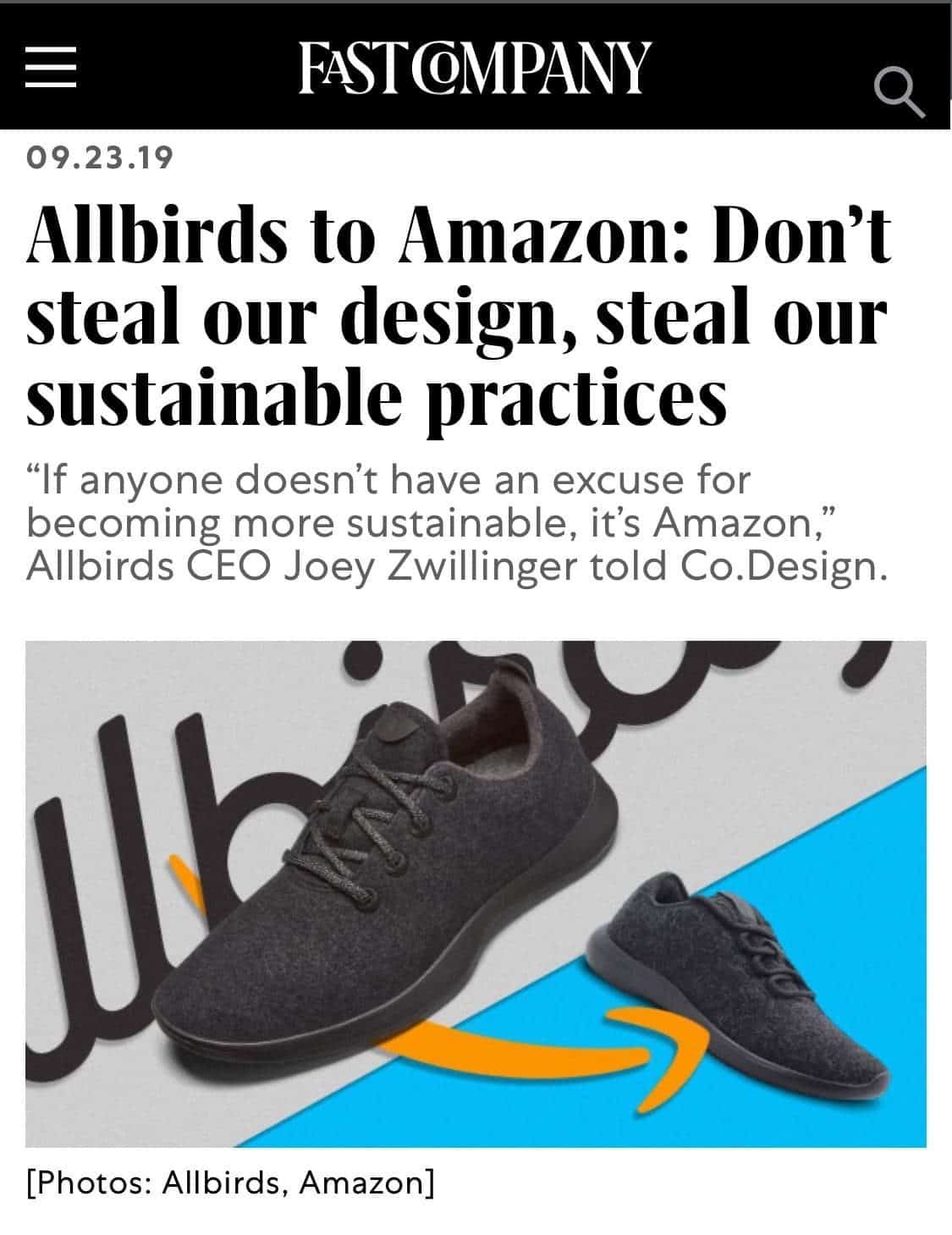 allbirds amazon