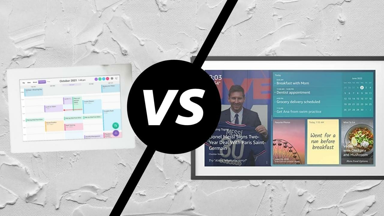Alexa Echo Show Vs Google Home Hub Vs Skylight Calendar Which Is 