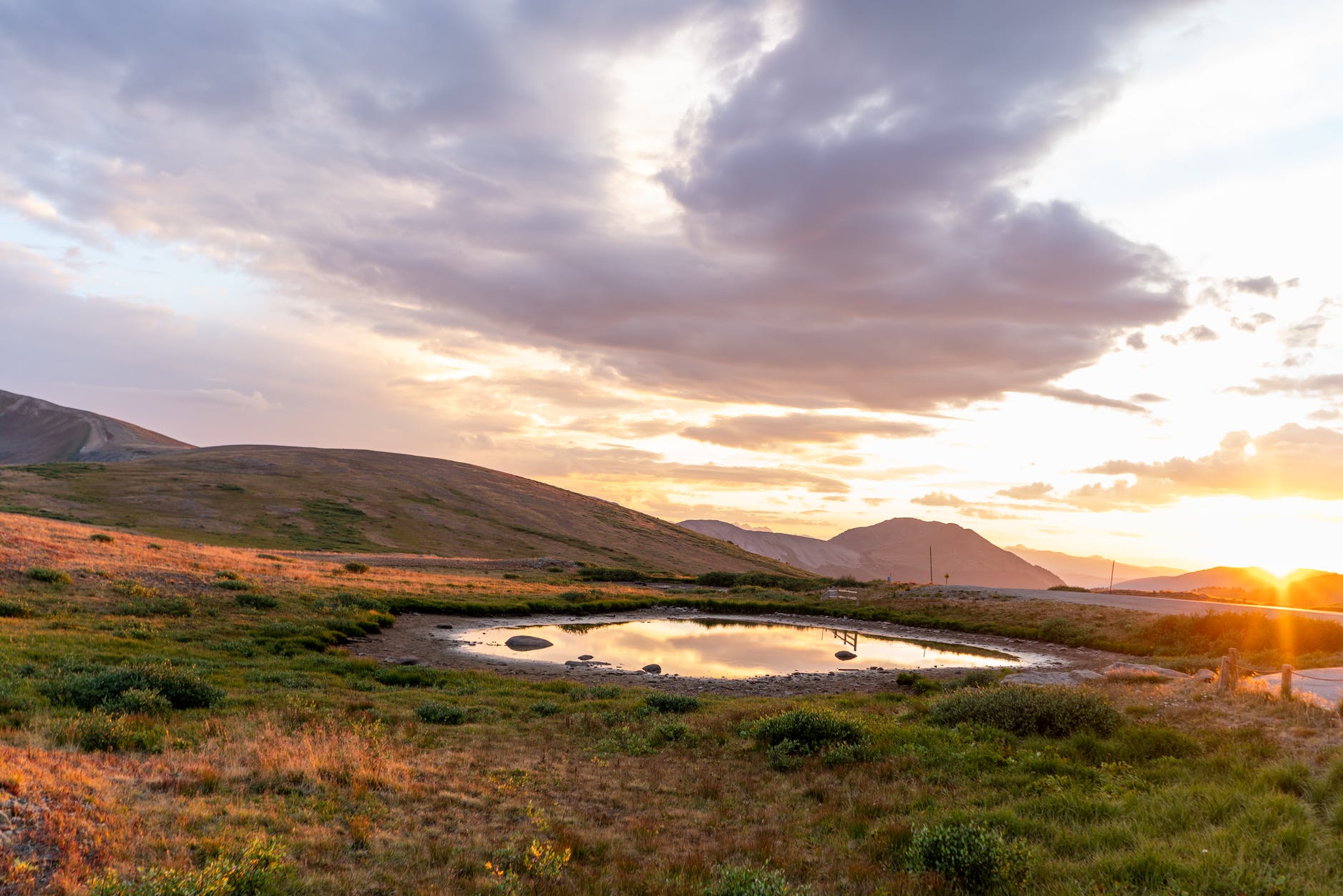 landscape photography of mountains