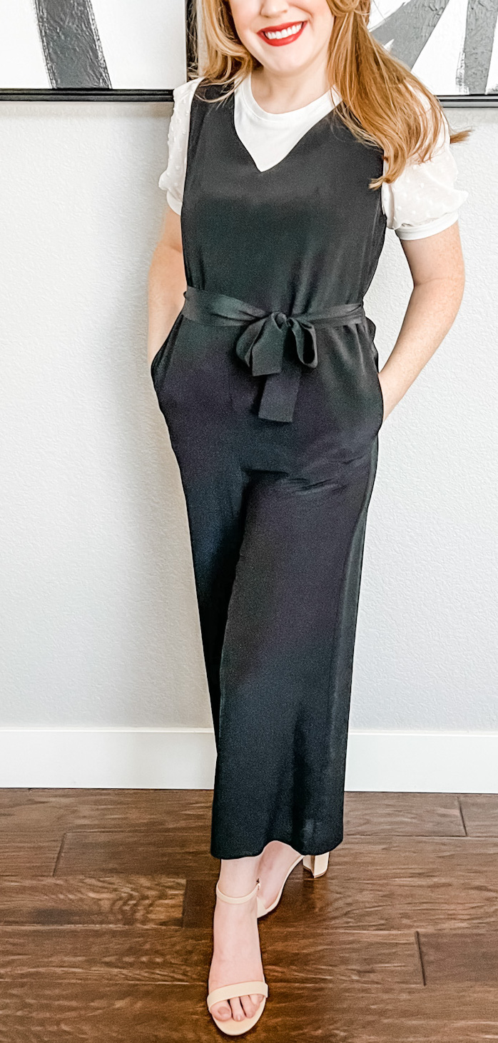 LILYSILK - Wide Leg Silk Jumpsuit