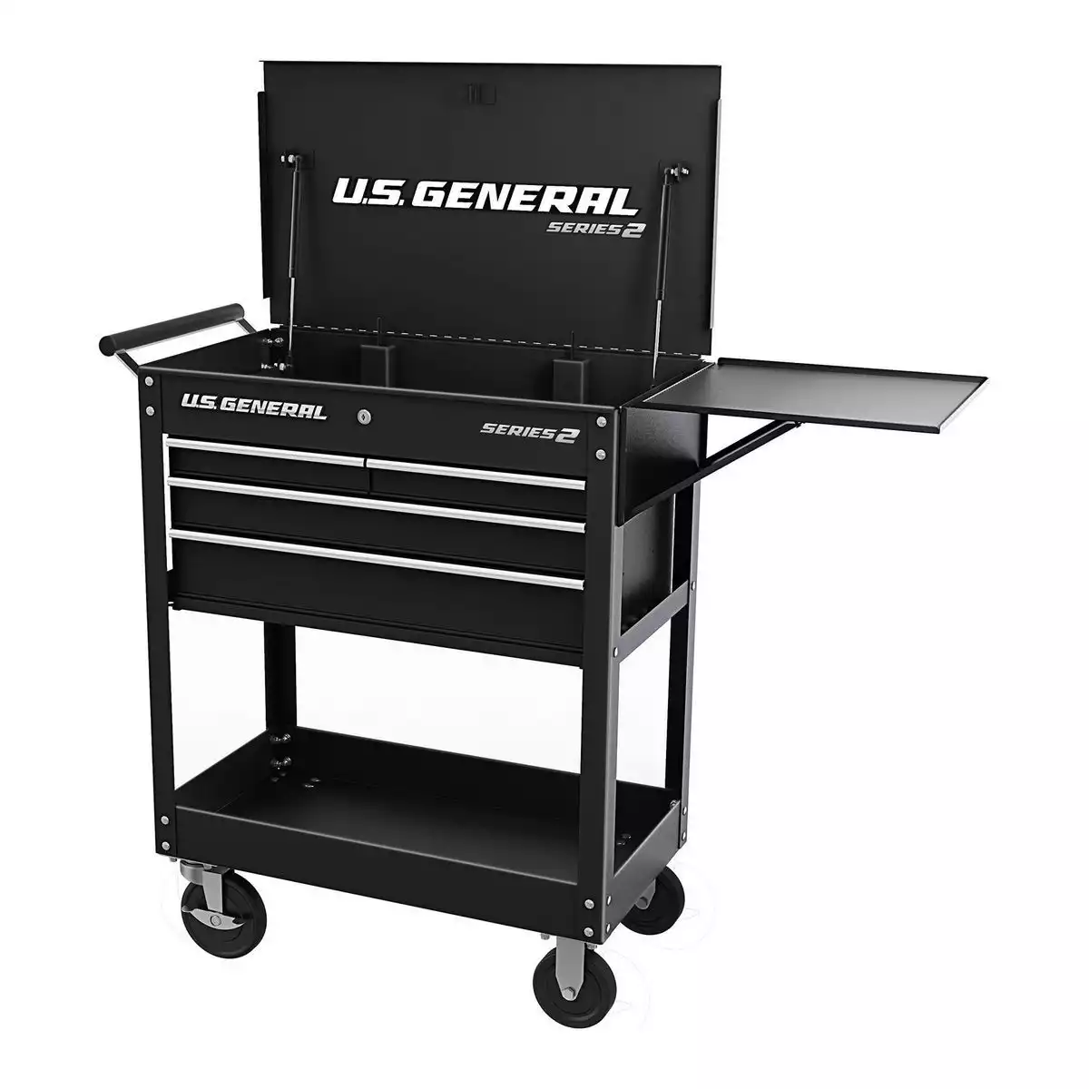 U.S. GENERAL 30 in. 4-Drawer Tech Cart